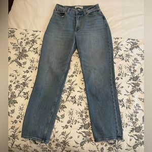 Abercrombie Curve Love Straight Leg Jeans
